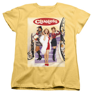 AN OFFCIALLY LICENSED CLUELESS CLUELESS POSTER WOMEN'S REGULAR FIT T-SHIRT BANANA