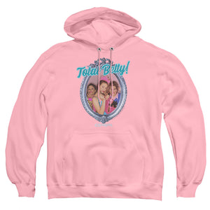 AN OFFCIALLY LICENSED CLUELESS TOTAL BETTY ADULT UNISEX PULLOVER HOODIE PINK