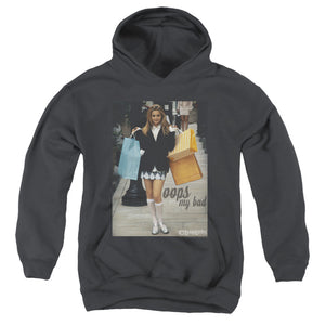 AN OFFCIALLY LICENSED CLUELESS OOPS MY BAD YOUTH HOODIE BLACK
