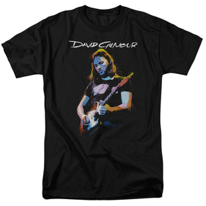 AN OFFCIALLY LICENSED DAVID GILMOUR GUITAR GILMOUR MEN'S REGULAR FIT T-SHIRT BLACK