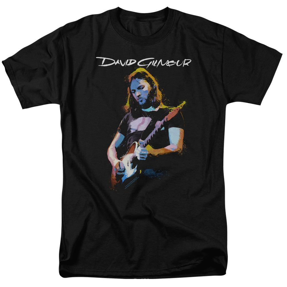 AN OFFCIALLY LICENSED DAVID GILMOUR GUITAR GILMOUR MEN'S REGULAR FIT T-SHIRT BLACK