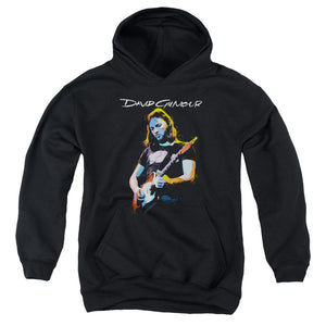 AN OFFCIALLY LICENSED DAVID GILMOUR GUITAR GILMOUR YOUTH HOODIE BLACK