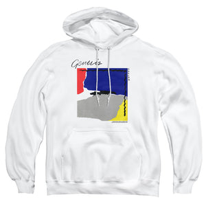 AN OFFCIALLY LICENSED GENESIS ABACAB ADULT UNISEX PULLOVER HOODIE WHITE