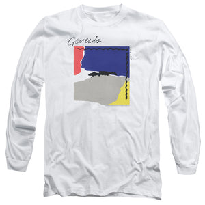 AN OFFCIALLY LICENSED GENESIS ABACAB MEN'S LONG SLEEVE T-SHIRT WHITE