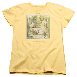 AN OFFCIALLY LICENSED GENESIS SELLING ENGLAND WOMEN'S REGULAR FIT T-SHIRT BANANA