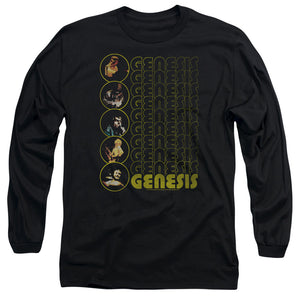 AN OFFCIALLY LICENSED GENESIS THE CARPET CRAWLERS MEN'S LONG SLEEVE T-SHIRT BLACK