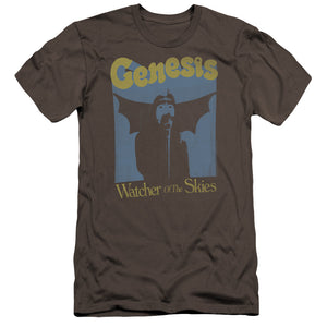 AN OFFCIALLY LICENSED GENESIS WATCHER OF THE SKIES MEN'S PREMIUM SLIM FIT T-SHIRT CHARCOAL