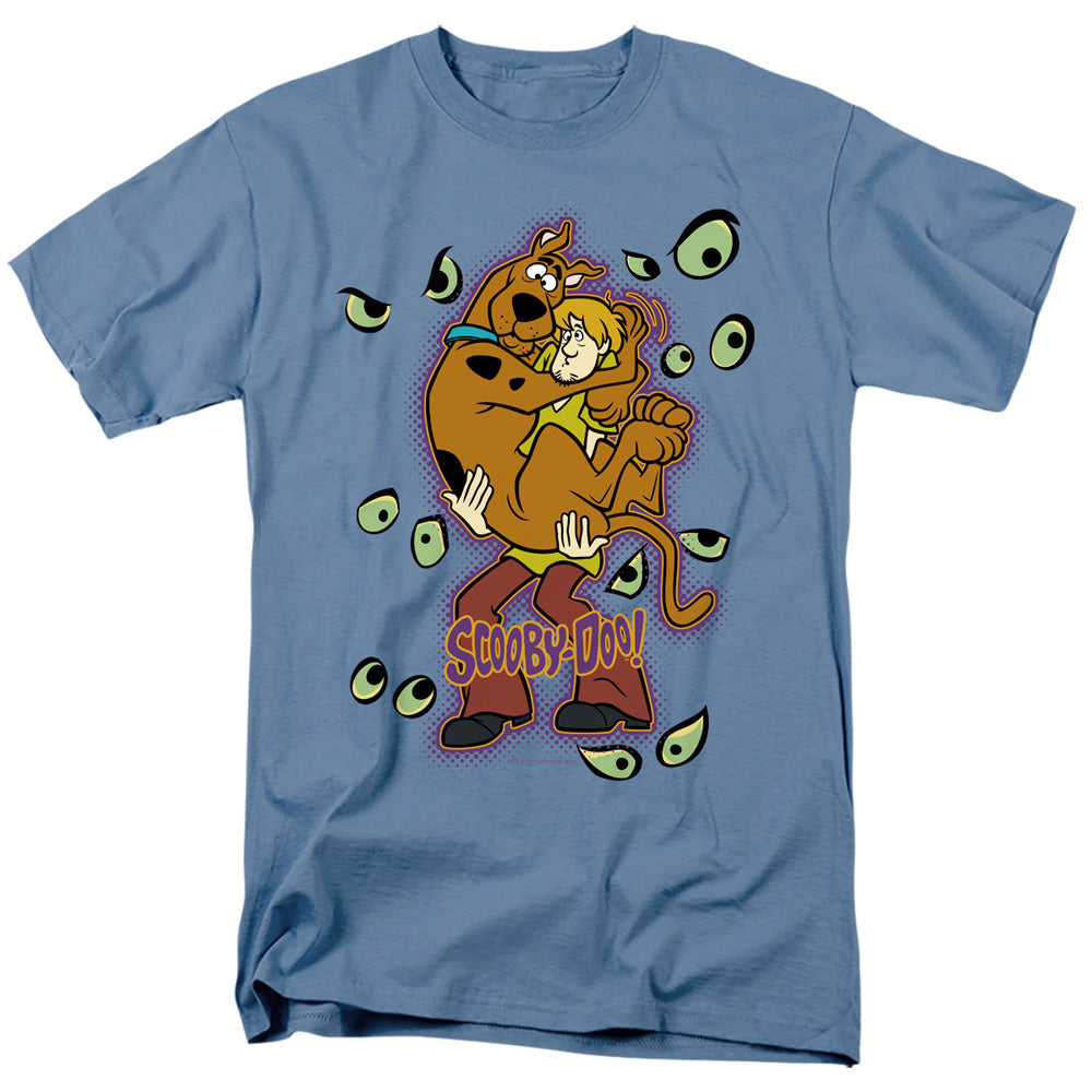 Scooby Doo Being Watched Licensed Adult Unisex T-Shirt Regular Fit Tee SM-3X