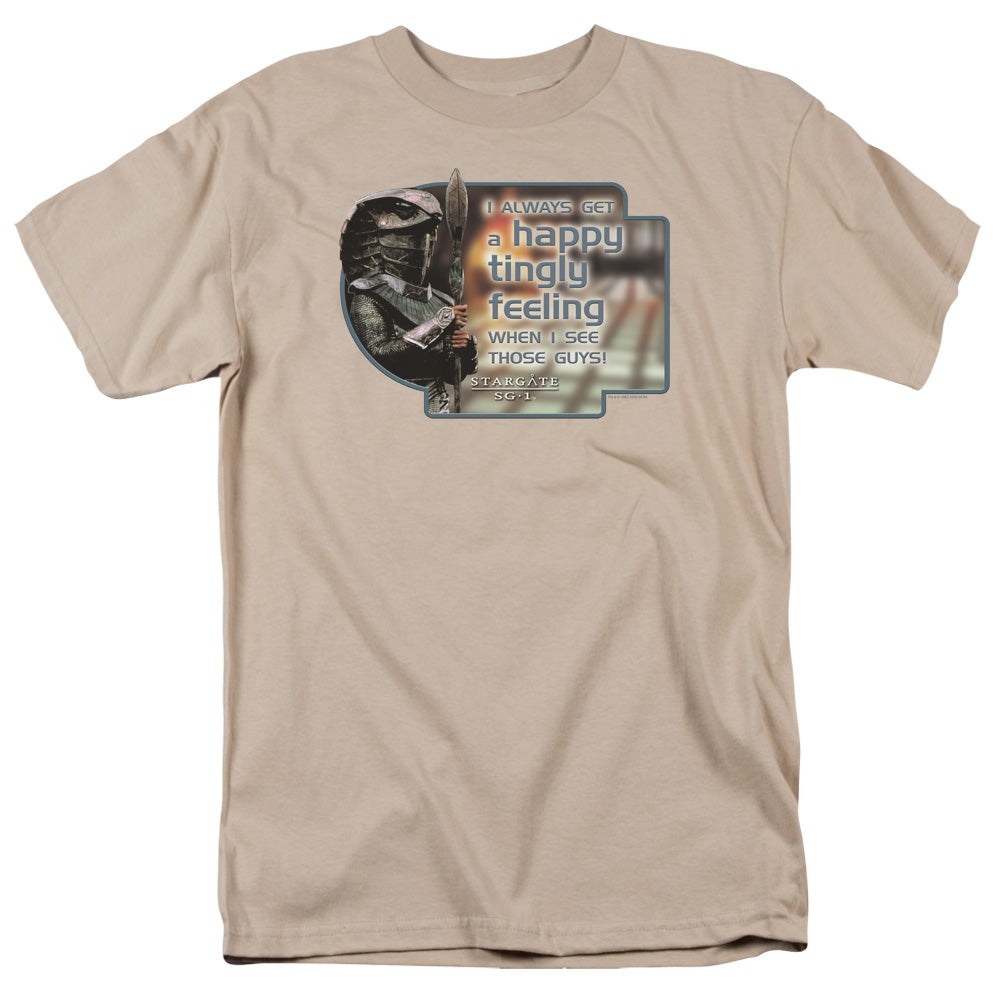 Sg1 Happy Feeling Licensed Adult Unisex T-Shirt Regular Fit Tee SM-3X