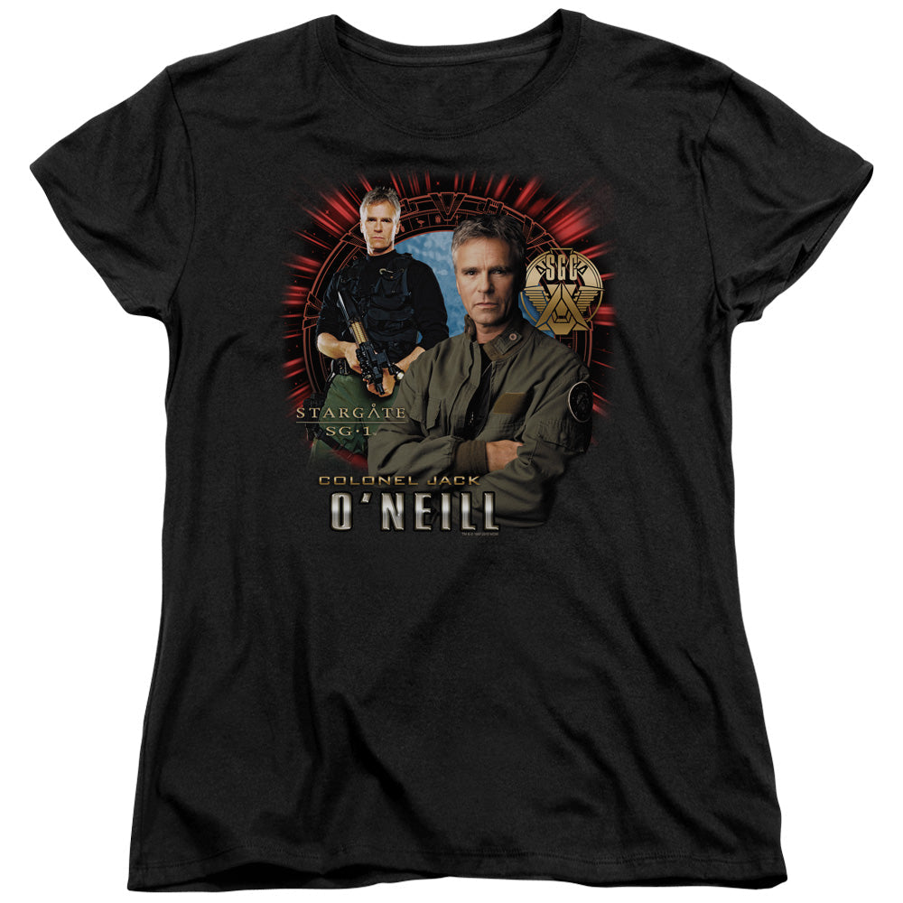 Sg1 Jack Oneill Licensed Women's T-Shirt Regular Fit MD-XL