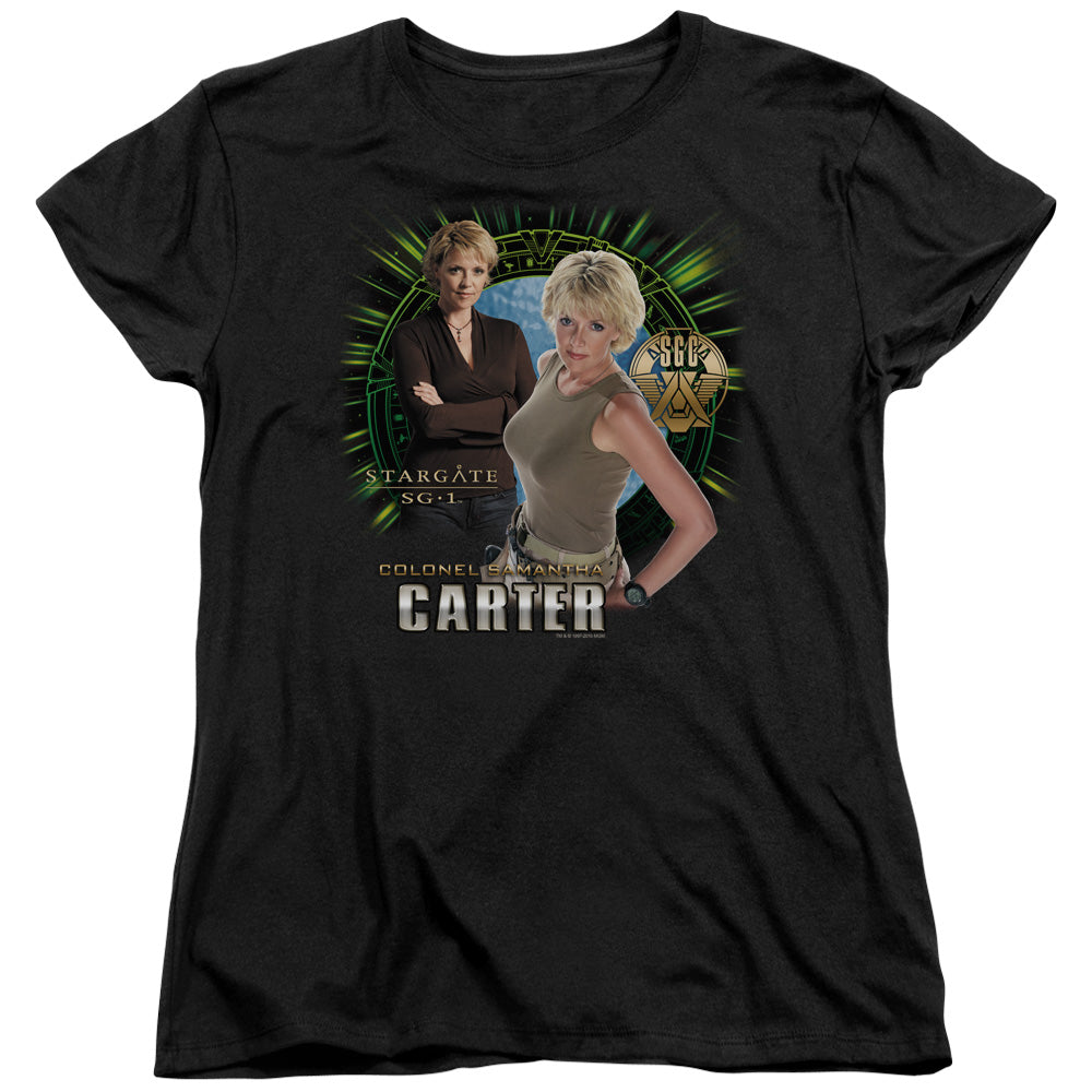 Sg1 Samantha Carter Licensed Women's T-Shirt Regular Fit MD-LG