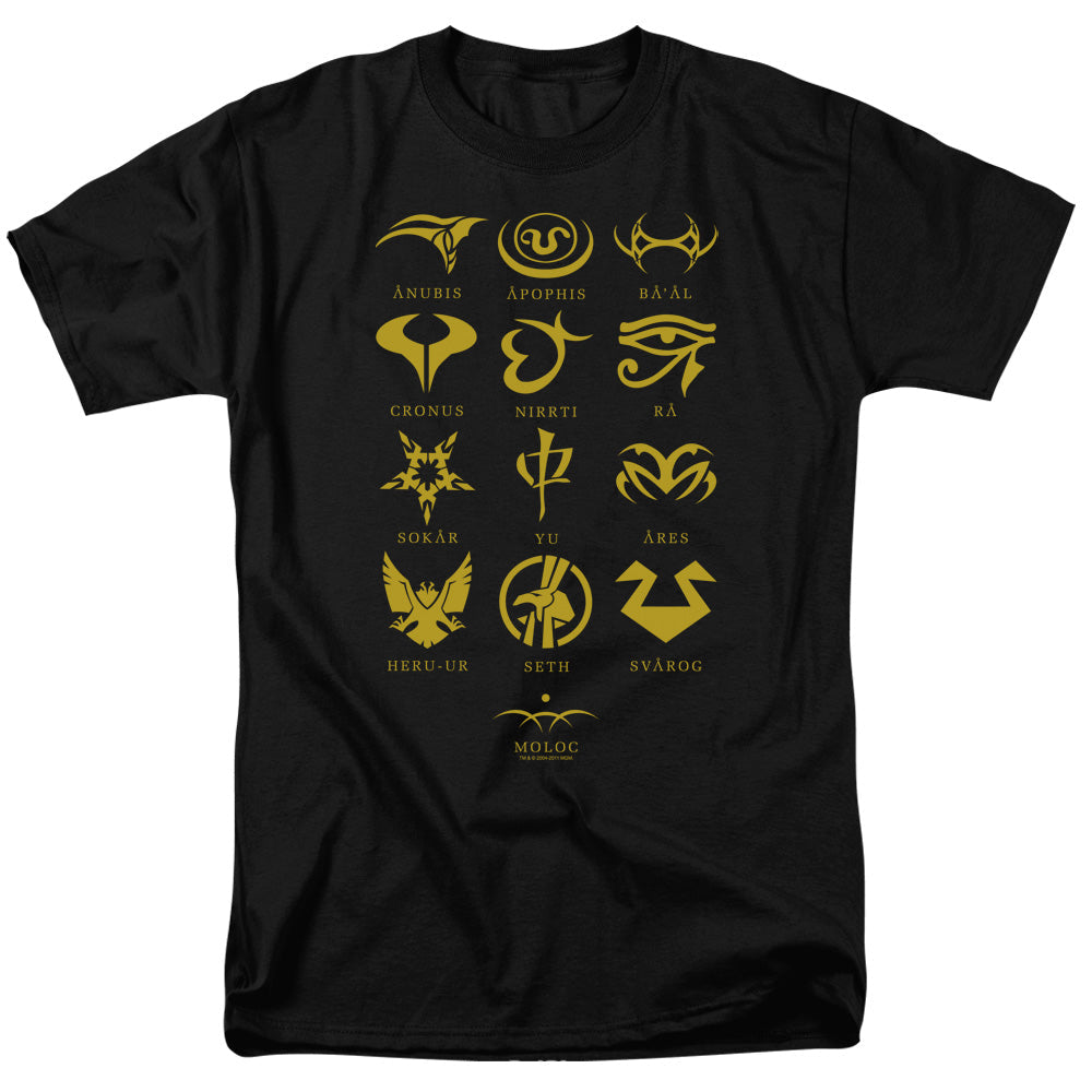 Sg1 Goauld Characters Licensed Adult Unisex T-Shirt Regular Fit Tee SM-3X