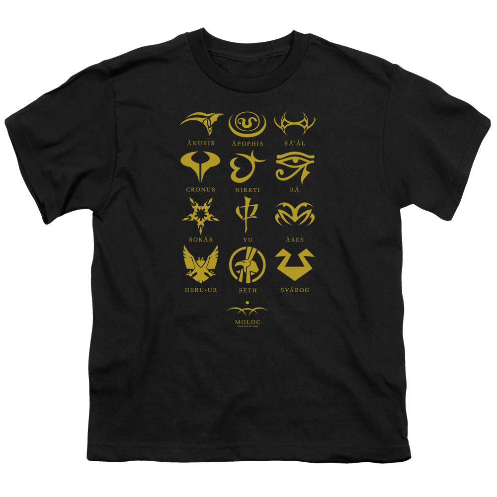 Sg1 Goauld Characters Licensed Kid's T-Shirt (Ages 4-7) SM-XL