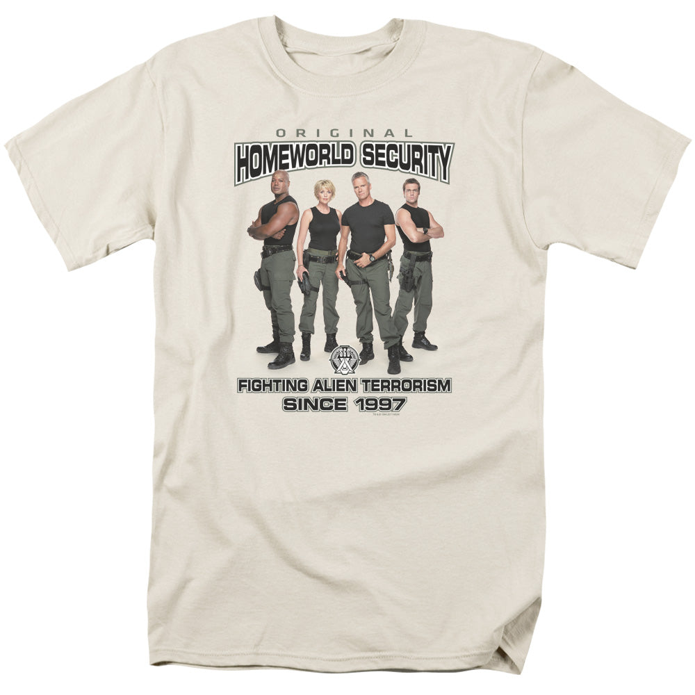 Sg1 Homeworld Security Licensed Adult Unisex T-Shirt Regular Fit Tee SM-3X