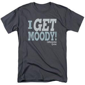 AN OFFCIALLY LICENSED CALIFORNICATION I GET MOODY MEN'S REGULAR FIT T-SHIRT CHARCOAL