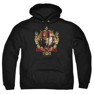 AN OFFCIALLY LICENSED BORGIAS FAMILY PORTRAIT ADULT UNISEX PULLOVER HOODIE BLACK