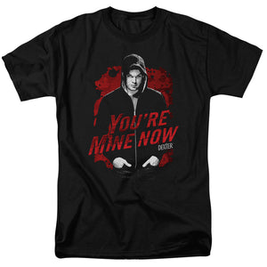 AN OFFCIALLY LICENSED DEXTER DARK PASSENGER MEN'S REGULAR FIT T-SHIRT BLACK