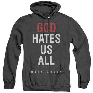 AN OFFCIALLY LICENSED CALIFORNICATION BOOK COVER ADULT UNISEX HEATHER PULLOVER HOODIE BLACK
