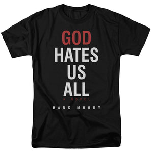 AN OFFCIALLY LICENSED CALIFORNICATION BOOK COVER MEN'S REGULAR FIT T-SHIRT BLACK