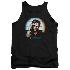AN OFFCIALLY LICENSED CALIFORNICATION IN HANDCUFFS ADULT UNISEX TANK TOP BLACK