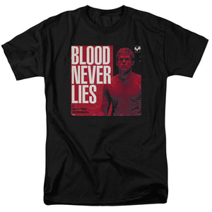 AN OFFCIALLY LICENSED DEXTER COVER MEN'S REGULAR FIT T-SHIRT BLACK