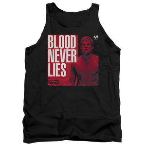 AN OFFCIALLY LICENSED DEXTER COVER ADULT UNISEX TANK TOP BLACK