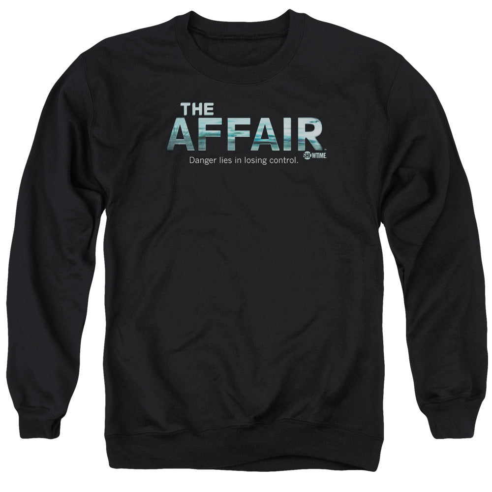AN OFFCIALLY LICENSED AFFAIR OCEAN LOGO ADULT UNISEX CREWNECK SWEATSHIRT BLACK