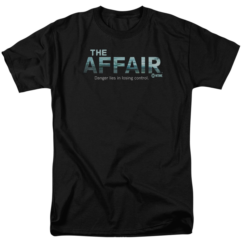 AN OFFCIALLY LICENSED AFFAIR OCEAN LOGO MEN'S REGULAR FIT T-SHIRT BLACK