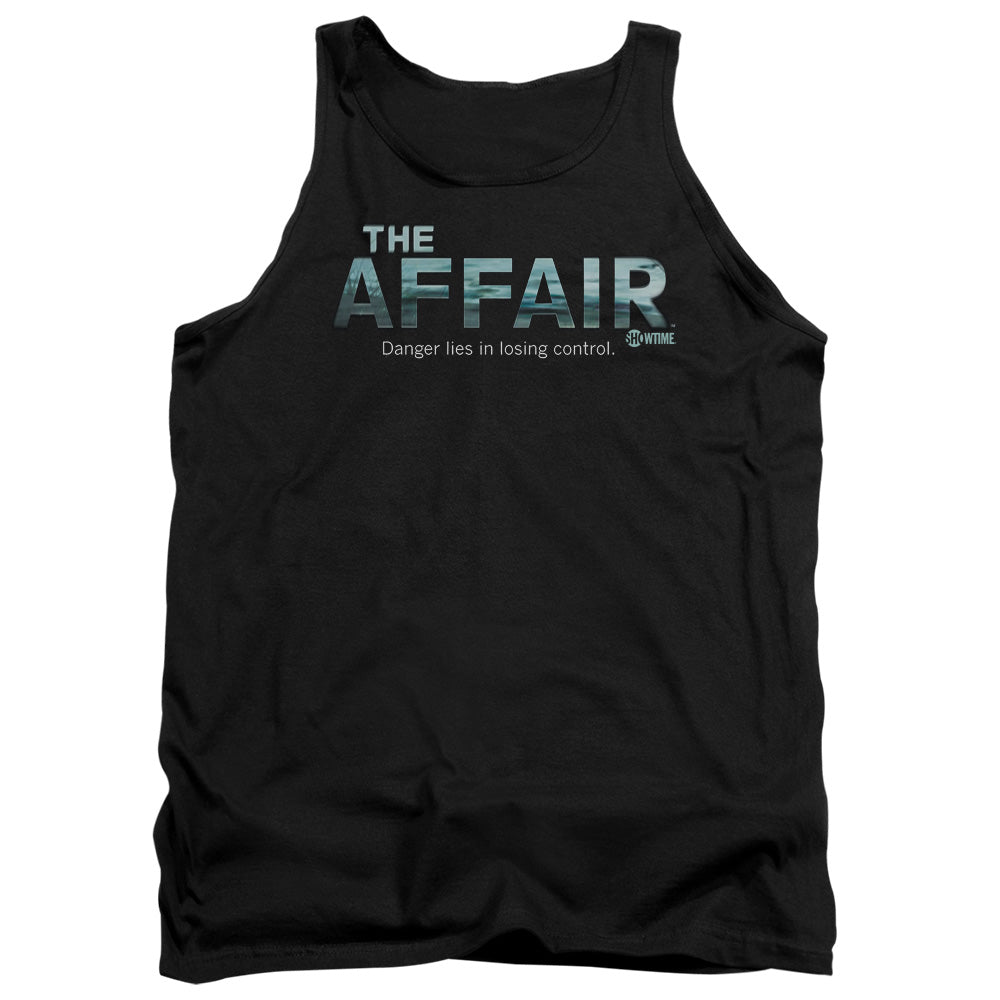 AN OFFCIALLY LICENSED AFFAIR OCEAN LOGO ADULT UNISEX TANK TOP BLACK