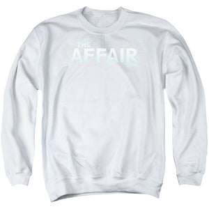 AN OFFCIALLY LICENSED AFFAIR LOGO ADULT UNISEX CREWNECK SWEATSHIRT WHITE