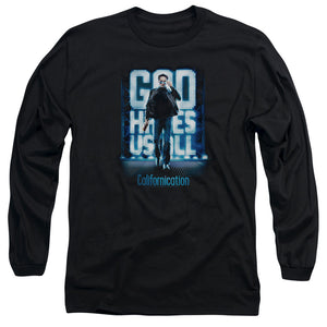 AN OFFCIALLY LICENSED CALIFORNICATION HIT THE LIGHTS MEN'S LONG SLEEVE T-SHIRT BLACK