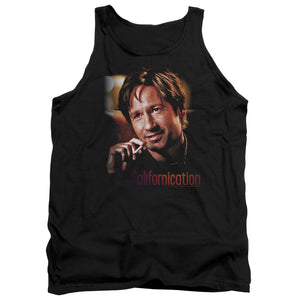 AN OFFCIALLY LICENSED CALIFORNICATION SMOKER ADULT UNISEX TANK TOP BLACK