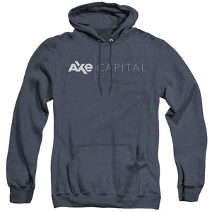 AN OFFCIALLY LICENSED BILLIONS CORPORATE ADULT UNISEX HEATHER PULLOVER HOODIE NAVY