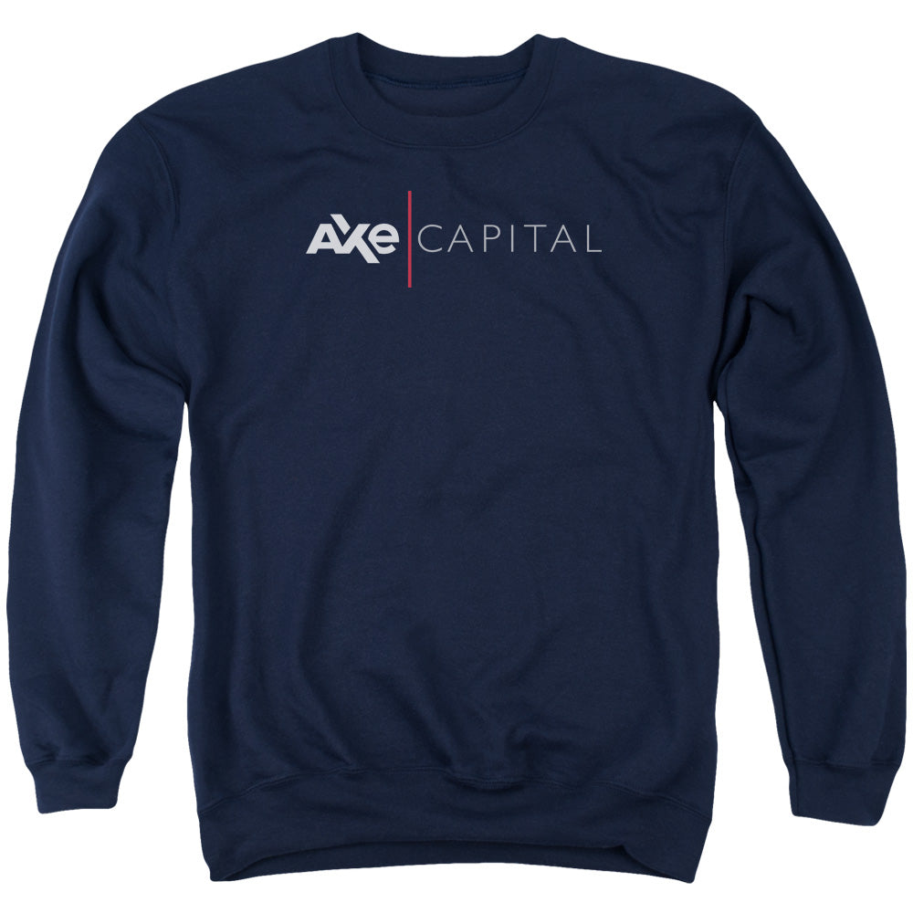 AN OFFCIALLY LICENSED BILLIONS CORPORATE ADULT UNISEX CREWNECK SWEATSHIRT NAVY