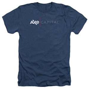 AN OFFCIALLY LICENSED BILLIONS CORPORATE MEN'S HEATHER T-SHIRT NAVY