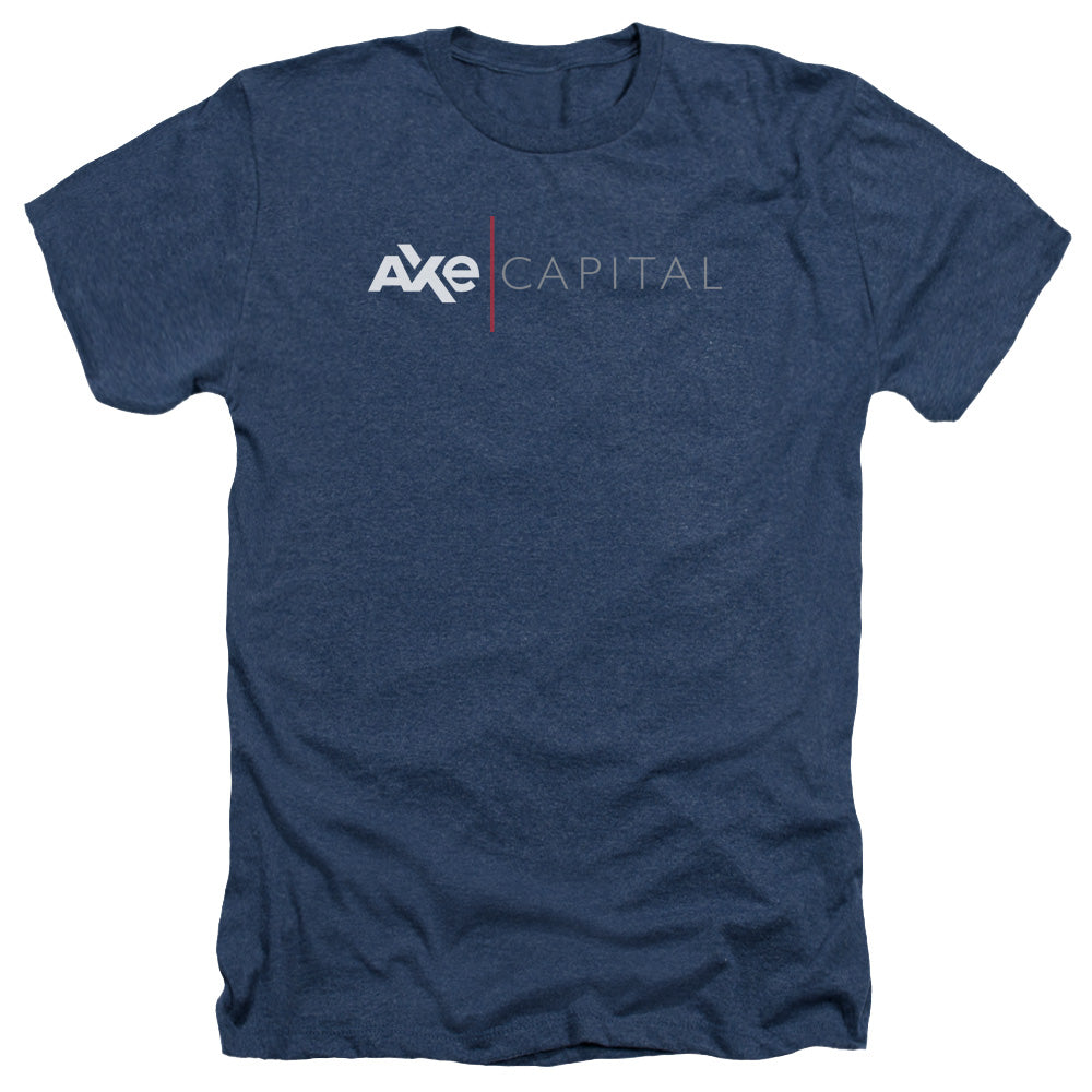 AN OFFCIALLY LICENSED BILLIONS CORPORATE MEN'S HEATHER T-SHIRT NAVY