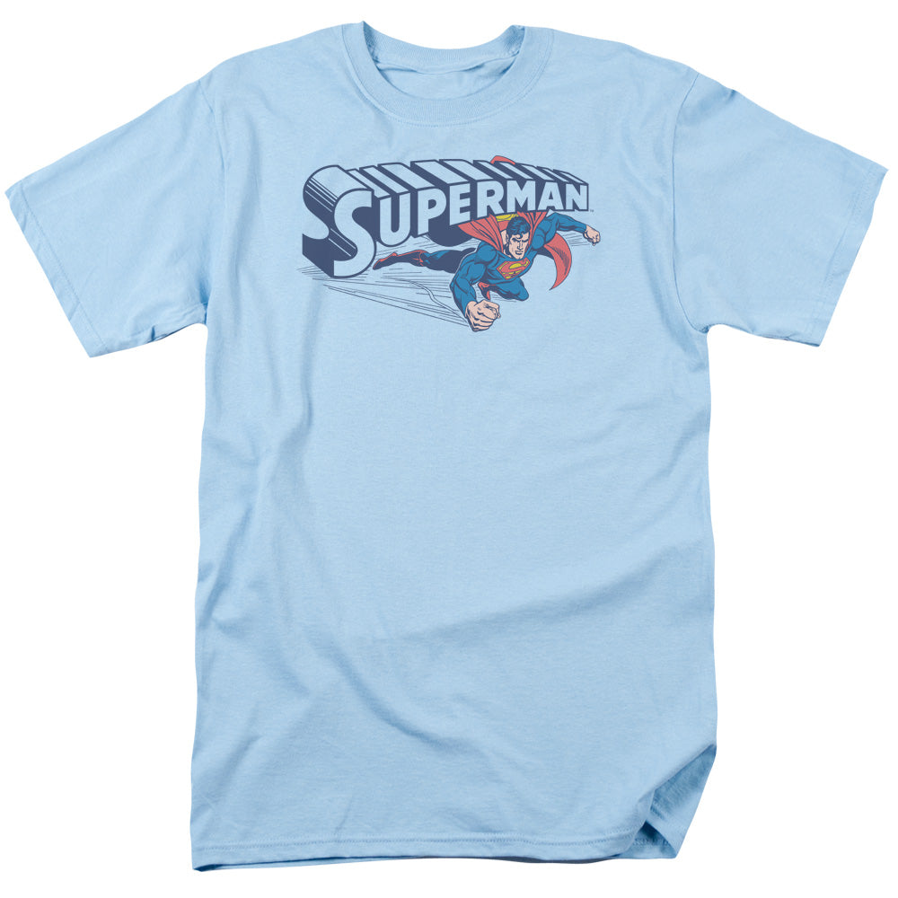 Superman Under Logo Licensed Adult Unisex T-Shirt Regular Fit Tee SM-3X