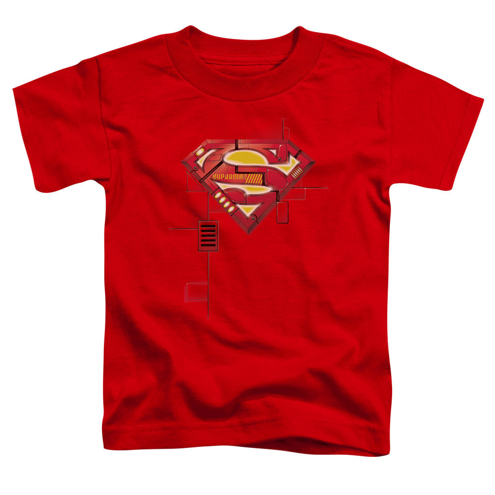 Superman Super Mech Shield Licensed Toddler T-Shirt LG