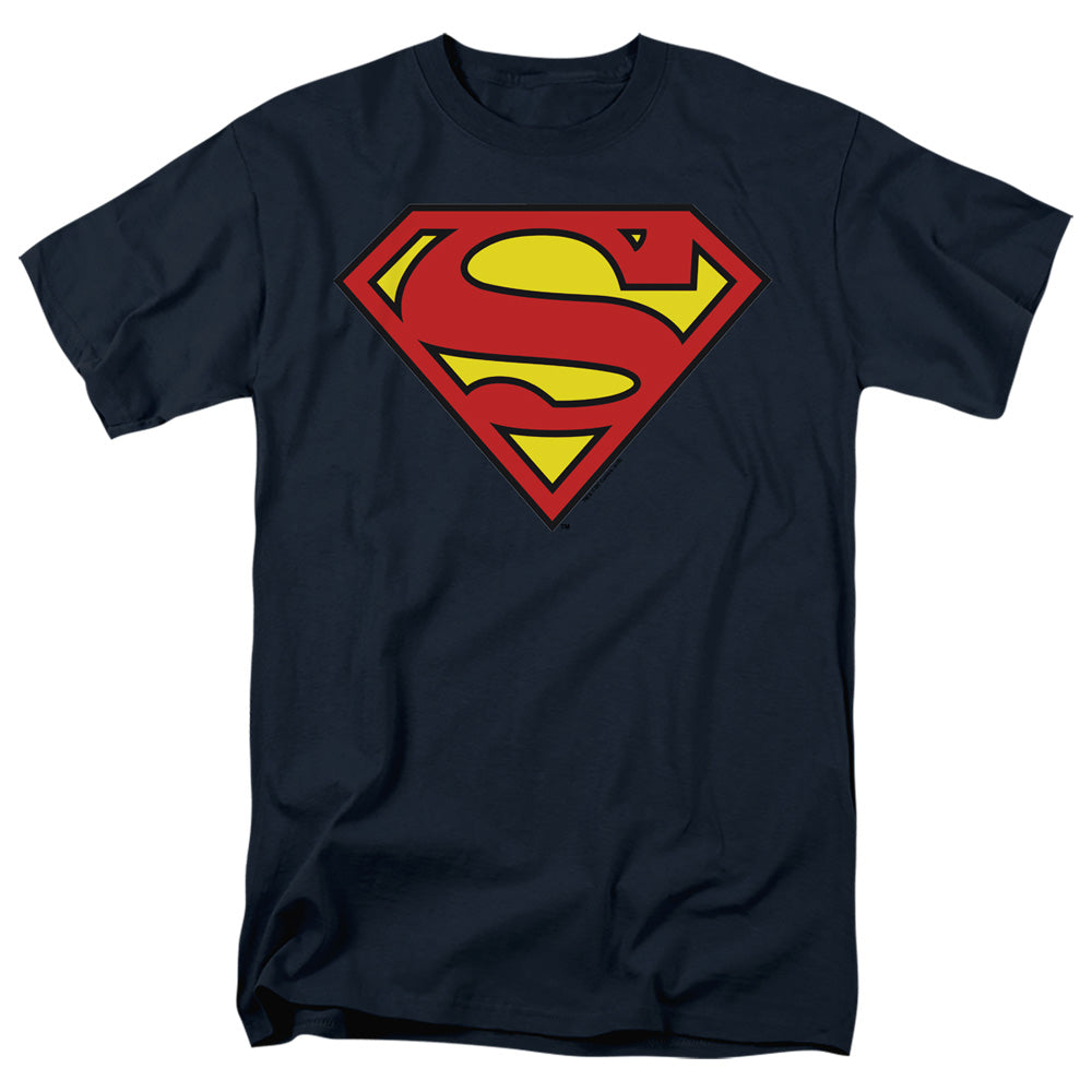 Superman Basic Logo Licensed Adult Unisex T-Shirt Regular Fit Tee SM-3X