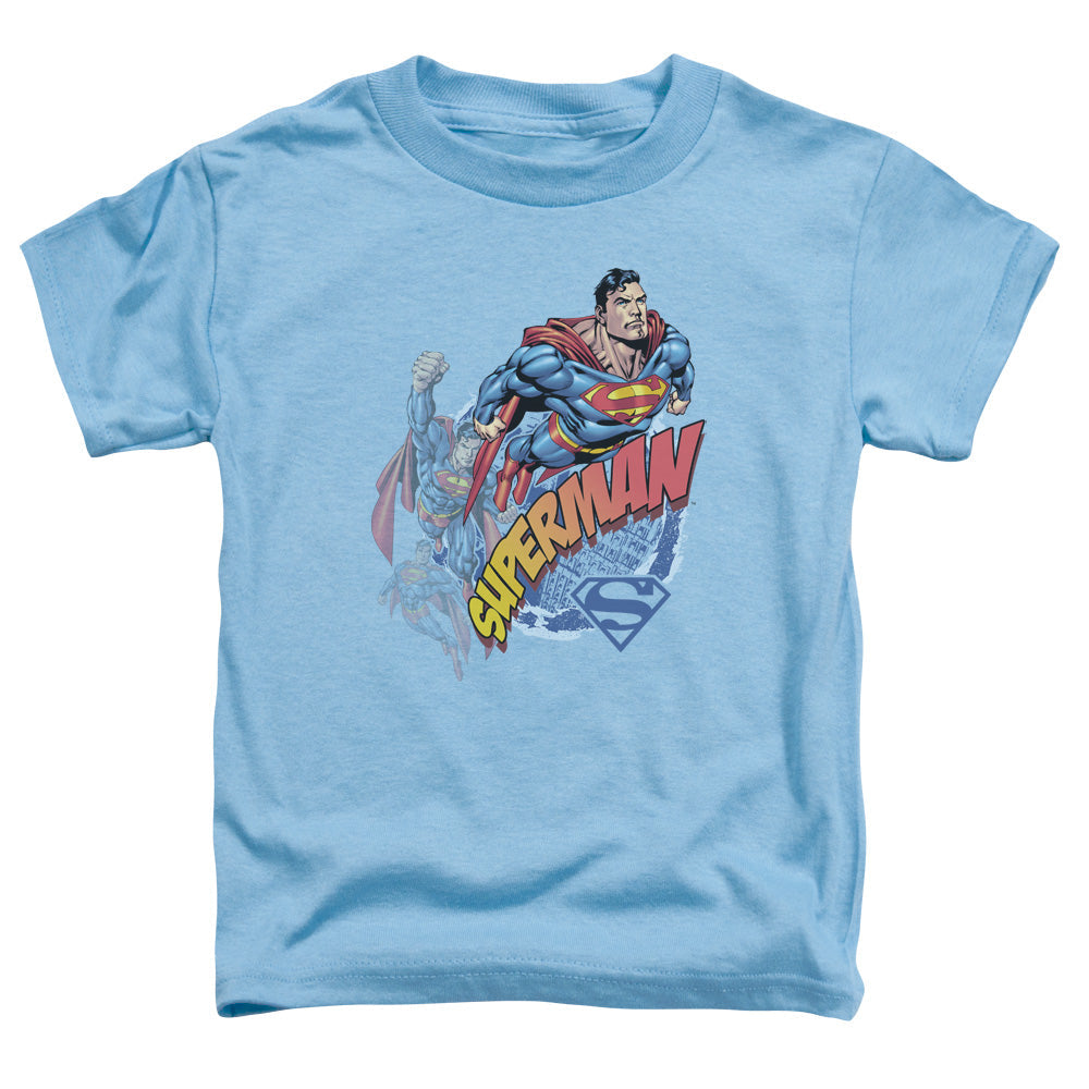 Superman Up Up And Away Licensed Toddler T-Shirt LG