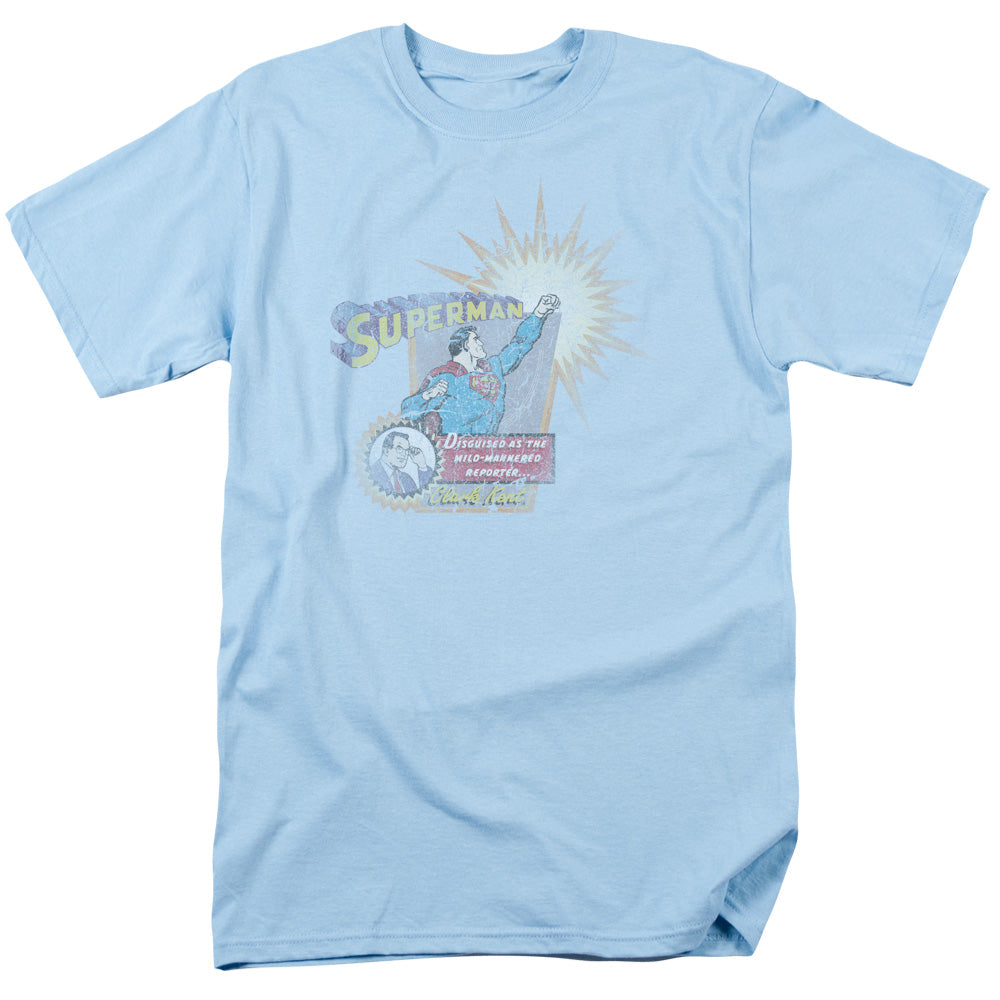 Superman Ingenious Disguise Licensed Adult Unisex T-Shirt Regular Fit Tee SM-3X