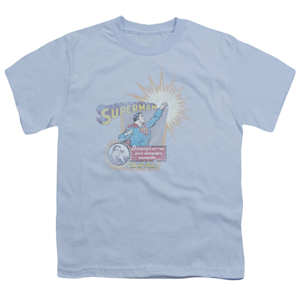 Superman Ingenious Disguise Licensed Kid's T-Shirt (Ages 4-7) XS-LG