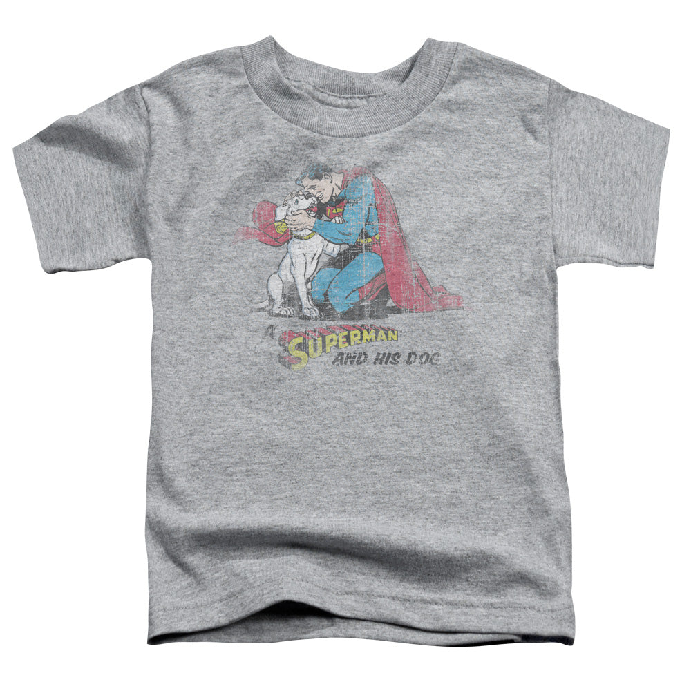 Superman And His Dog Licensed Toddler T-Shirt SM-LG