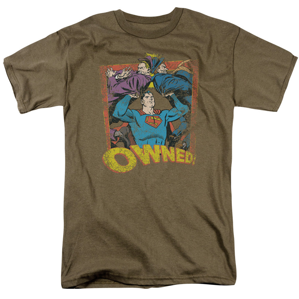 Superman Owned Licensed Adult Unisex T-Shirt Regular Fit Tee SM-3X