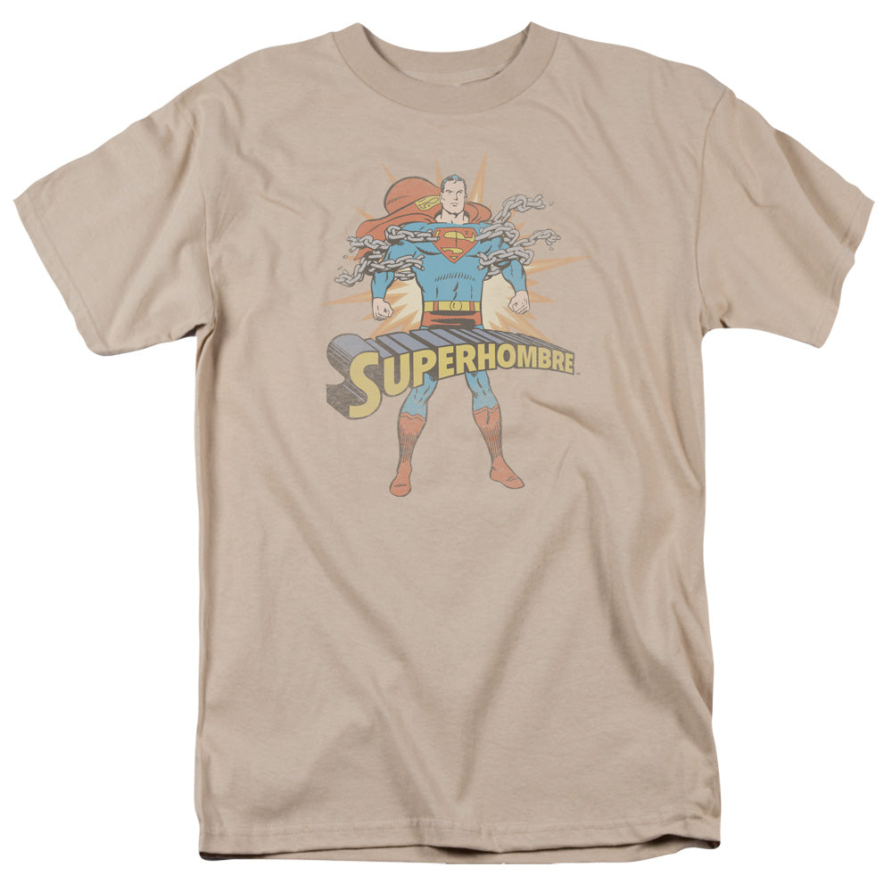 Superman Superhombre Licensed Adult Unisex T-Shirt Regular Fit Tee SM-XL