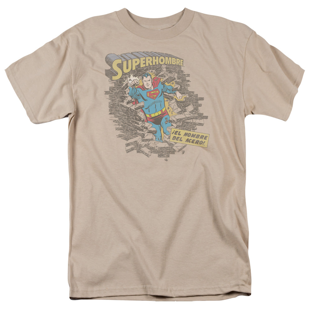 Superman Superhombre 2 Licensed Adult Unisex T-Shirt Regular Fit Tee SM-3X