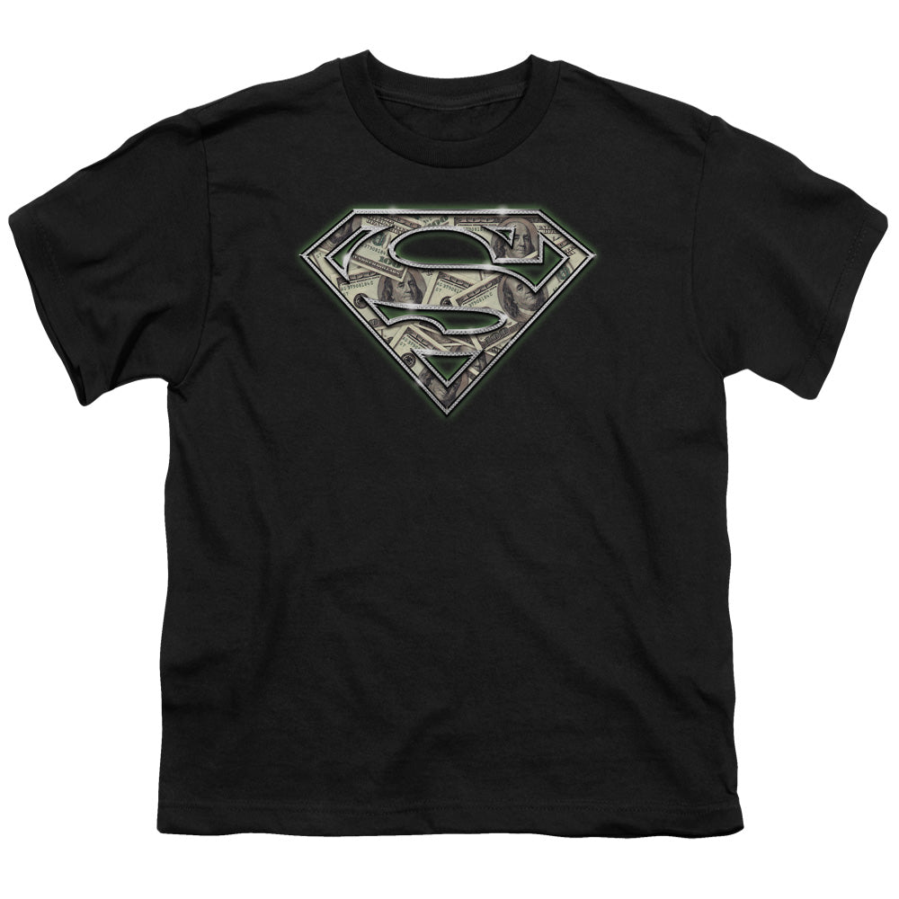 Superman All About The Benjamins Licensed Kid's T-Shirt (Ages 4-7) XS-LG