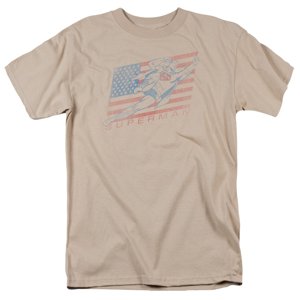 Superman Vintage Licensed Adult Unisex T-Shirt Regular Fit Tee SM-3X