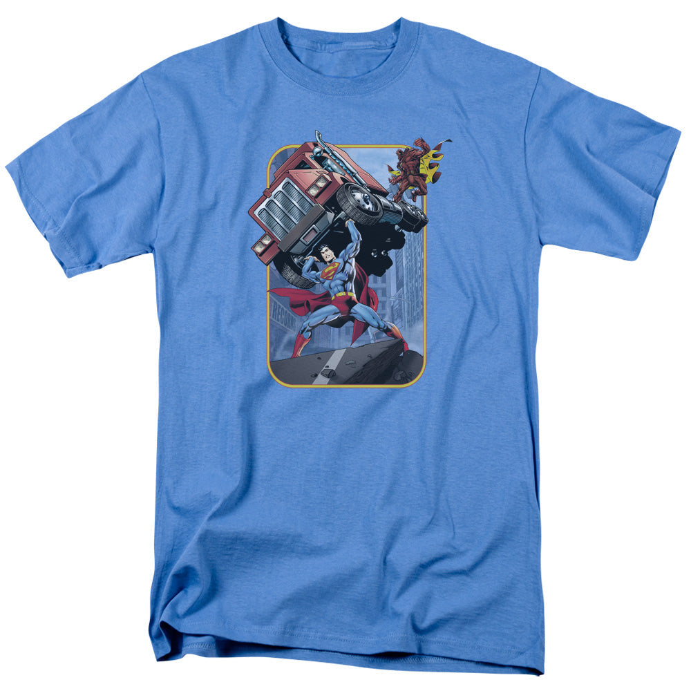 Superman Pick Up My Truck Licensed Adult Unisex T-Shirt Regular Fit Tee MD-3X