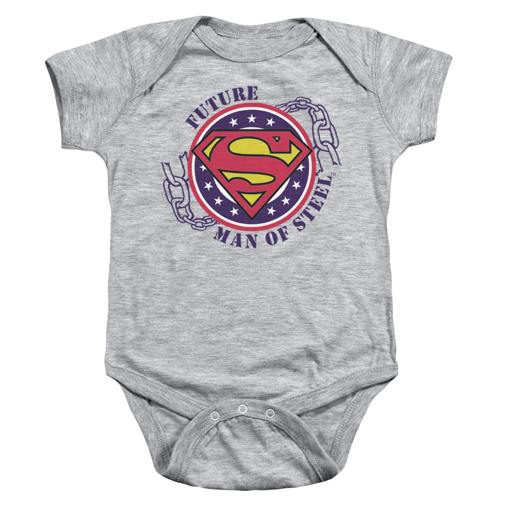 Superman Future Man Of Steel Licensed Baby Bodysuit SM-XL